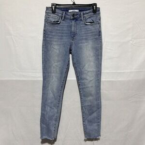 Sam Edelman The Stiletto High Rise Skinny Ankle Jeans Stretch Denim Blue Size 29